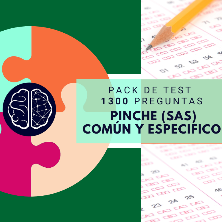 PACK DE TEST PINCHE SAS (1300 preguntas)
