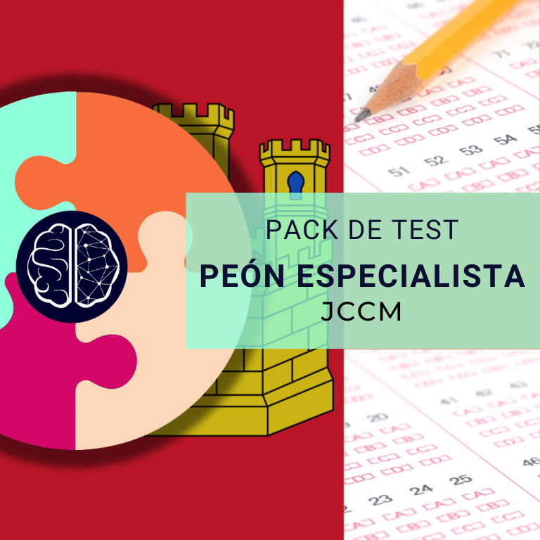 PACK DE TEST Y SIMULACROS - PEÓN ESPECIALISTA - JCCM